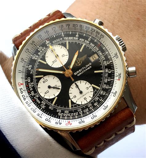 Breitling Stahl Lünette Old Navitimer 43mm Edelstahl 